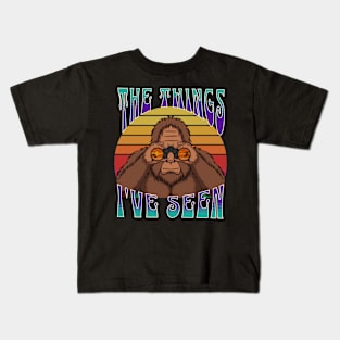 Bigfoot Things I've Seen Kids T-Shirt